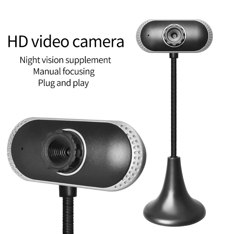 Web kamera 480P USB web kamera s ugrađenim mikrofonom za PC Rotirajuće kamere za emitiranje uživo Pozivi Video Conferencia Rad