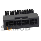 ATX 24Pin 90 stupnjeva 24 Pin na 24Pin adapter za strujni utikač Matična ploča Konektori za napajanje matične ploče Modularni za kabele za napajanje