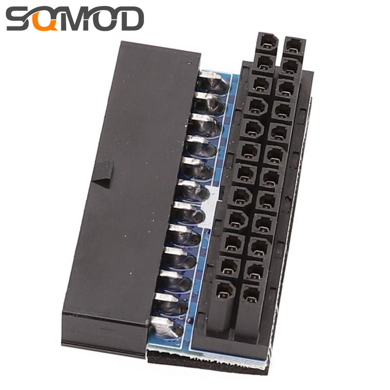 ATX 24Pin 90 stupnjeva 24 Pin na 24Pin adapter za strujni utikač Matična ploča Konektori za napajanje matične ploče Modularni za kabele za napajanje