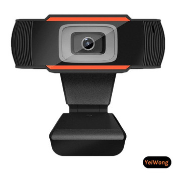 YelWong Въртяща се HD уеб камера PC Mini USB 2.0 уеб камера Видеозапис с високо качество с 1080P True Color изображения Онлайн курс