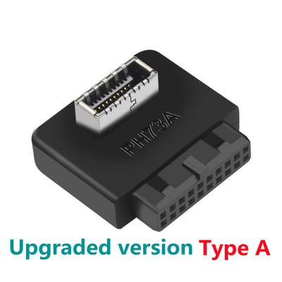 USB 3.0 вътрешен конектор към USB 3.1/3.2 тип C преден тип E адаптер 20pin към 19pin конвертор за дънна платка на компютър Конектор Riser