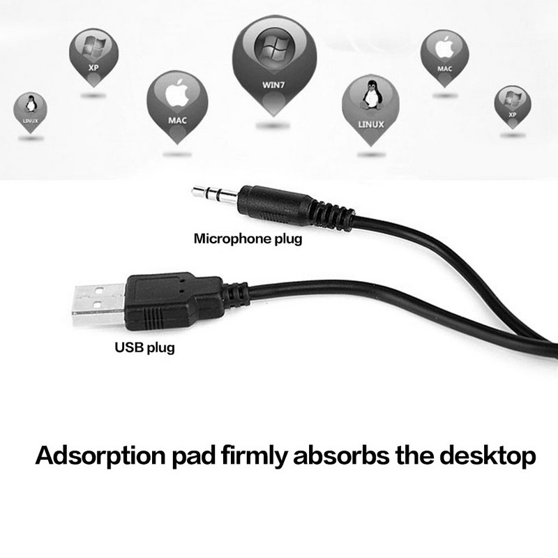 Cameră web USB 2 0 Microfon încorporat Rotire la 360 de grade Lentilă din sticlă HD Computer de birou Cameră web pentru laptop