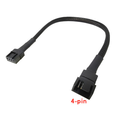 PWM ventilátor elosztó 4 tűs adapterkábel 1-től 1-ig 2 3 4 számítógép CPU hűtőventilátor elosztó PC ház ventilátor hosszabbító tápkábel