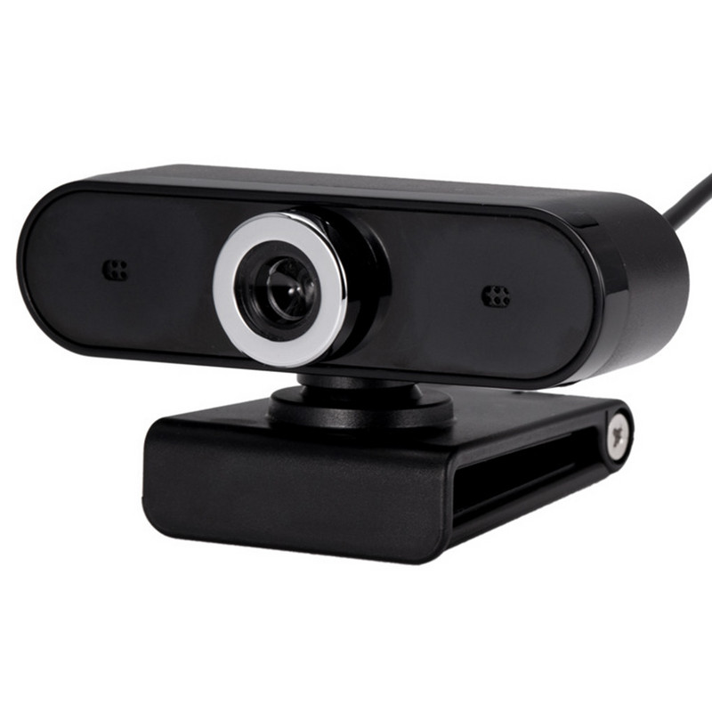 USB 360 laipsnių besisukanti interneto kamera Integruotas mikrofonas Kompiuteris nešiojamasis kompiuteris HD pasukama prisegama kamera