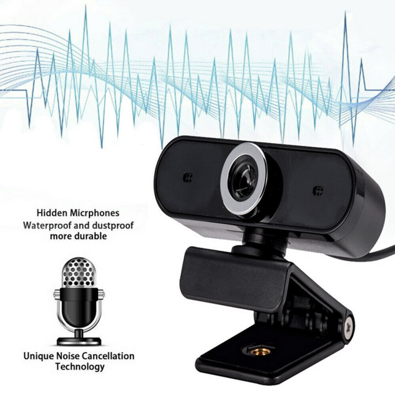 USB 360 laipsnių besisukanti interneto kamera Integruotas mikrofonas Kompiuteris nešiojamasis kompiuteris HD pasukama prisegama kamera
