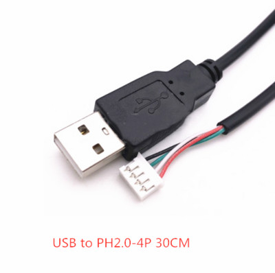 USB į 1.25/PH2.0/XH2.54-4P DuPont adapterio ilgintuvas Jutiklinio ekrano kabelis USB terminalo duomenų kabelis