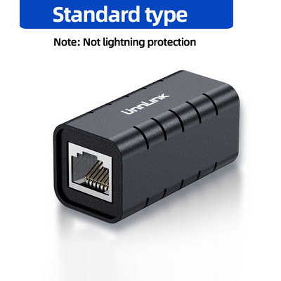 Unnlink RJ45 konektor Anti-Lightning Network Extender Ethernet adapter Gigabit 100 metara za Cat7 Cat6 Cat5e kabel