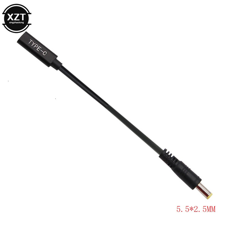 USB 3.1 tip C mamă la pătrat 5.5*2.5 4.0 1.35 1.7 4.5 3.0 mm Jack DC mufă PIN pentru Asus DELL Hp PC laptop cablu adaptor de alimentare