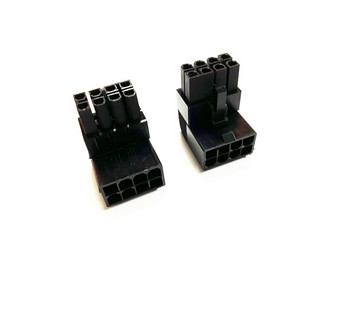 4pin CPU 8PIN 6pin PCI-E 8pin Male to Female Γωνιακή σύνδεση 90 μοιρών για επιτραπέζιους υπολογιστές Κάρτα γραφικών 8P υποδοχή βύσματος θύρας