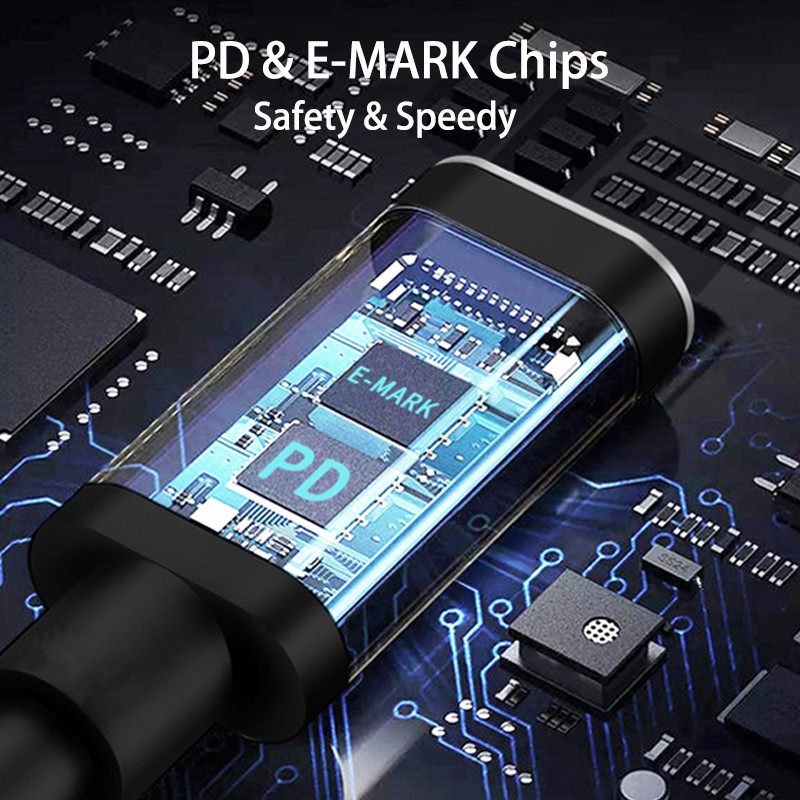 USB tip C magnetski utični konektor za brzo punjenje prijenosnog računala, adapter za napajanje, pretvarač za Asus, Hp, Dell, Lenovo, Samsung 65W 100W