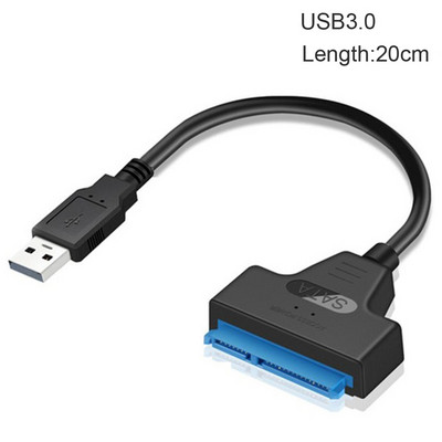 Cablu ATA 3 Adaptor Sata la USB 6Gbps pentru hard disk extern SSD HDD de 2,5 inchi Cablu Sata III de 22 pini