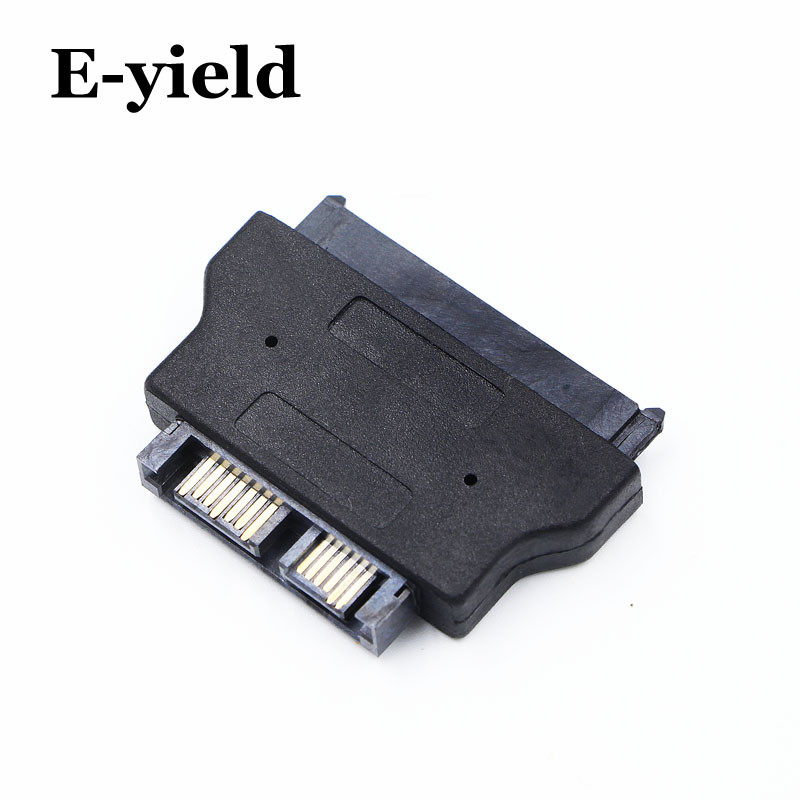 SATA22 Pin-13Pin Slimline SATA Adapter 7+15 Serial ATA Aljzat 7+6 Apa Adapterek Csatlakozó átalakító