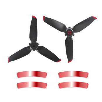 1/2/3/5 Portable Drone Propeller Quadcopter Press Type Propellers Aircraft Lightweight Accessories Αντικατάσταση για DJI FPV Red