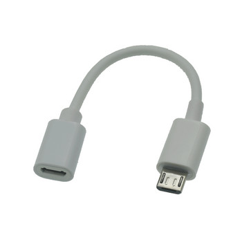 Бял Micro USB 2.0 B 5-пинов мъжки към женски M/F удължител OTG зарядно устройство за данни Удължителен кабел 0,1 м 2 м 1 м 0,5 м 0,25 м