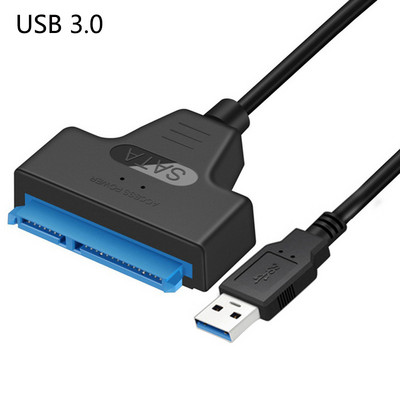 USB SATA 3 Καλώδιο Sata σε USB 3.0 Προσαρμογέας Καλώδια Υπολογιστή Υποδοχές Καλώδιο Sata σε Τύπο C Υποστήριξη Σκληρός Δίσκος Ssd 2,5 ιντσών HDD