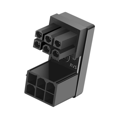 Adaptor PSU VGA Cap cot GPU Conector servodirecție PCI-E 6Pin 8Pin Rotire la 180 de grade pentru desktop Graphics Placă video GPU