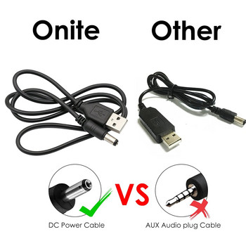 USB към DC захранващ кабел за Wifi рутер Модем Вентилатор Високоговорител USB към DC 3,5 мм жак Кабел за зареждане Захранващ кабел Щепсел Конектор Адаптер