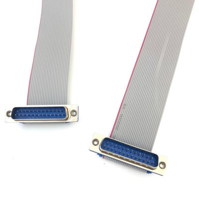 1BUC CABLU 20CM 50CM 1M DB25 MASCUL LA FEMEI/MASCUL LA MASCUL/FEMEI LA FEMEIE CABLU adaptor conector port serial D-Sub Cablu prelungitor