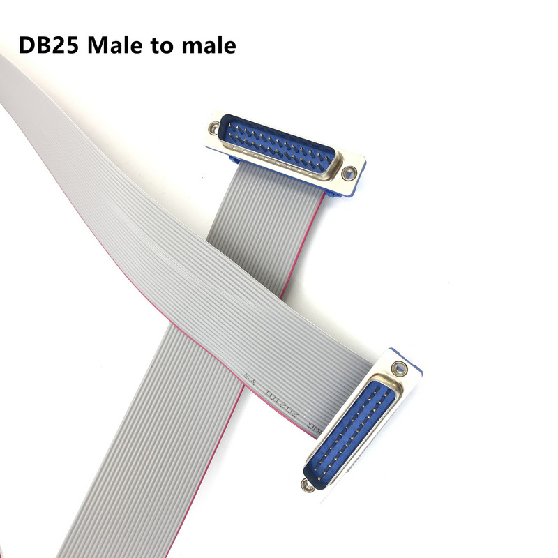 1BUC CABLU 20CM 50CM 1M DB25 MASCUL LA FEMEI/MASCUL LA MASCUL/FEMEI LA FEMEIE CABLU adaptor conector port serial D-Sub Cablu prelungitor