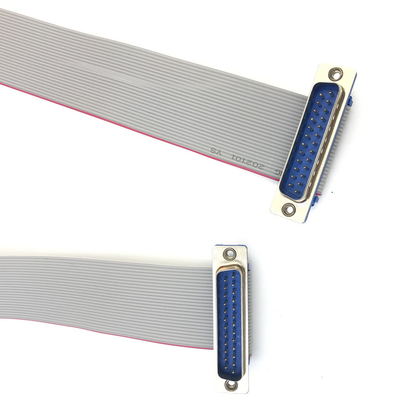 1BUC CABLU 20CM 50CM 1M DB25 MASCUL LA FEMEI/MASCUL LA MASCUL/FEMEI LA FEMEIE CABLU adaptor conector port serial D-Sub Cablu prelungitor