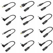 1Pc USB Type C ženski na DC konektor Adapter PD Punjač Napajanje Punjač Kabel za pretvaranje za Lenovo HP Samsung Dell prijenosno računalo