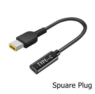1Pc USB Type C ženski na DC konektor Adapter PD Punjač Napajanje Punjač Kabel za pretvaranje za Lenovo HP Samsung Dell prijenosno računalo