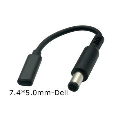 1Pc USB Type C ženski na DC konektor Adapter PD Punjač Napajanje Punjač Kabel za pretvaranje za Lenovo HP Samsung Dell prijenosno računalo