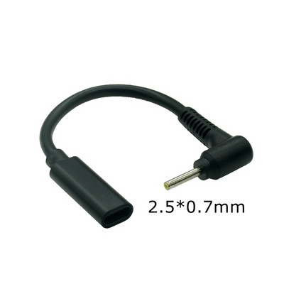 1Pc USB Type C ženski na DC konektor Adapter PD Punjač Napajanje Punjač Kabel za pretvaranje za Lenovo HP Samsung Dell prijenosno računalo