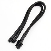 Dual Mini 6 kontaktu līdz 8 kontaktu PCI Express videokartes barošanas adaptera piedurknes kabelis Mac Pro Tower/Power Mac G5 15 collu