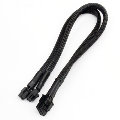 Dual Mini 6 kontaktu līdz 8 kontaktu PCI Express videokartes barošanas adaptera piedurknes kabelis Mac Pro Tower/Power Mac G5 15 collu