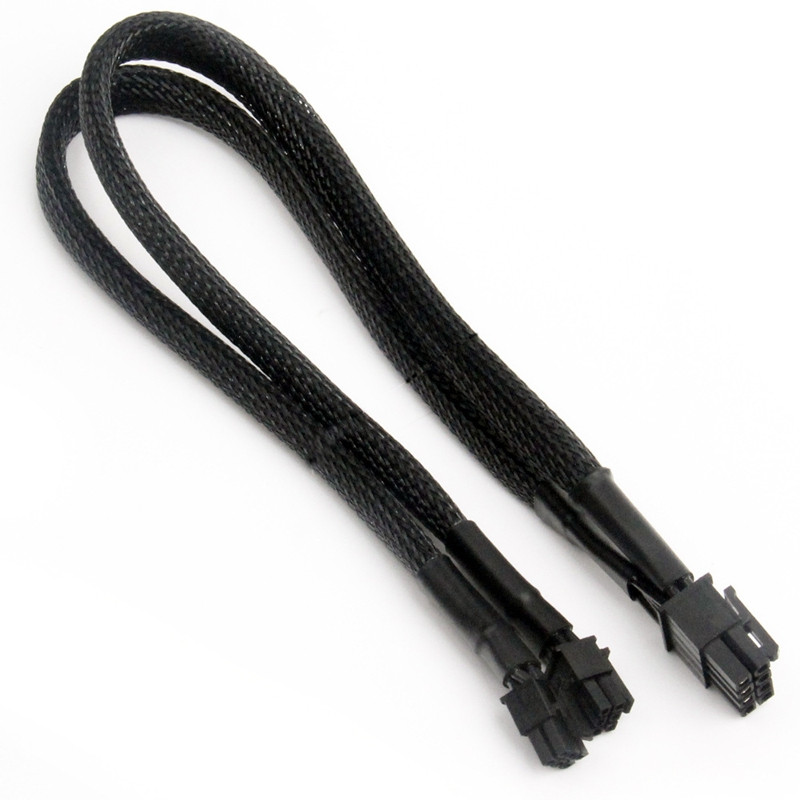 Dual Mini 6 kontaktu līdz 8 kontaktu PCI Express videokartes barošanas adaptera piedurknes kabelis Mac Pro Tower/Power Mac G5 15 collu