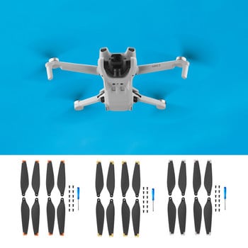 8 бр. За DJI Mini 3 Замяна на витло за DJI Mini 3 Drone Low Noise Reps Blade Леки резервни части Аксесоари Най-новите