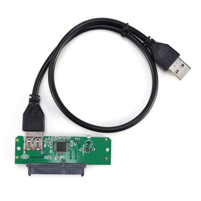 2.5" USB 2.0 LA SATA 7 + 15 pini Card de expansiune Hard Disk Adaptor Card Computer Placa de baza Convertor Port Multiplicator