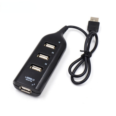4 prievadų USB šakotuvas Pelė Klaviatūra USB skirstytuvas 4 kištukas USB2.0 Hab adapteris nešiojamam kompiuteriui Kompiuteris USB ilgintuvas daugialypės jungties