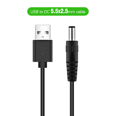USB-DC 3,5 mm toitekaabel 5 V toiteallika laadija adapter USB A isane 3,5 pistikuga pistik USB jaoturi laadija laadimiskaabli jaoks