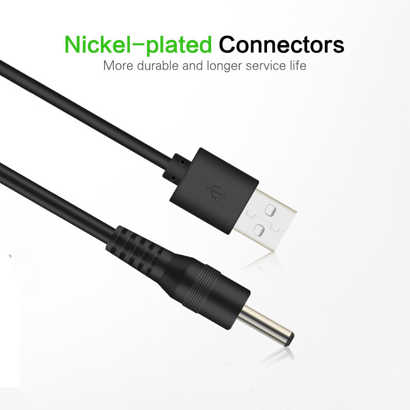 USB-DC 3,5 mm toitekaabel 5 V toiteallika laadija adapter USB A isane 3,5 pistikuga pistik USB jaoturi laadija laadimiskaabli jaoks