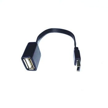 Επίπεδος αγκώνας Mini Micro usb USB-C Τύπος C Πάνω & Κάτω Καλώδιο OTG 90 μοιρών Καλώδιο γενικής χρήσης USB C για τηλέφωνα Android 0,1 m/0,2 m