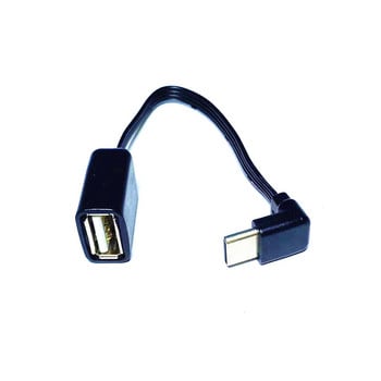 Плоско коляно Mini Micro usb USB-C тип C нагоре и надолу 90 градуса OTG кабел USB C универсален кабел за данни за телефони с Android 0,1 м/0,2 м