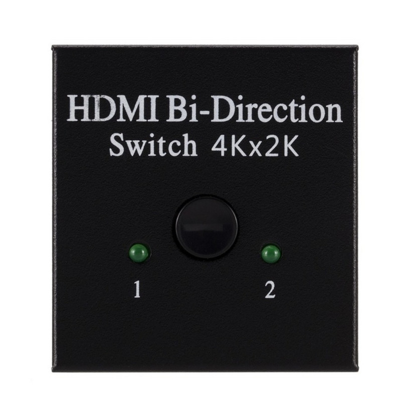 Grwibeou HDMI Splitter 4K Switch KVM Bi-Direction 1x2/2x1 HDMI-kompatibilis kapcsoló 2 az 1-ben kimenet PS4/3 TV Box Switcher Adapterhez