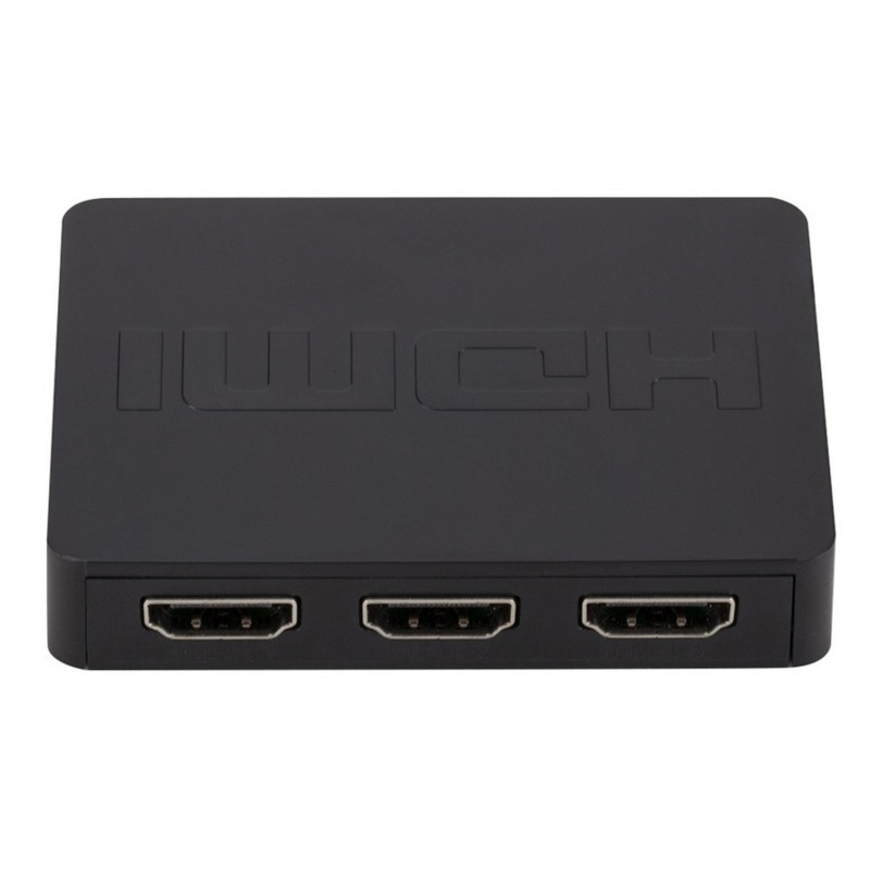 Su HDMI suderinamas skirstytuvas 3 prievadų šakotuvo dėžutės automatinis jungiklis 3 in 1 išvesties jungiklis 1080P HD 1.4 nuotolinio valdymo pultas, skirtas Project HDTV Xbox360 Ps3