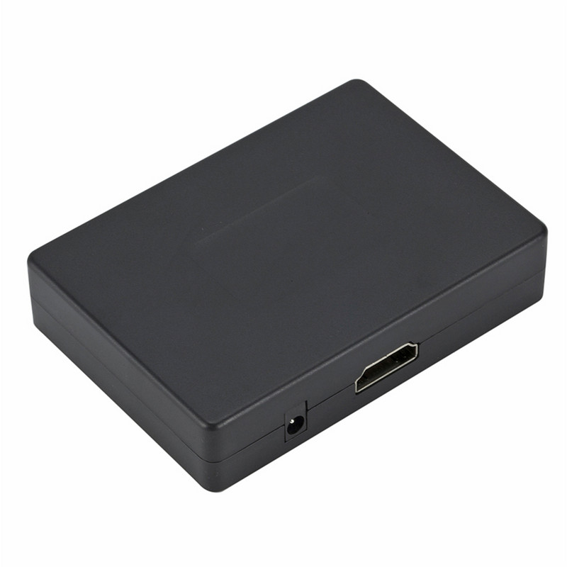 GRWIBEOU HDMI Switcher 3 In 1 Out 3 Ports Hub Box Auto Switcher 1080p HD 1.4 s daljinskim za HDTV XBOX360 DVD projektor