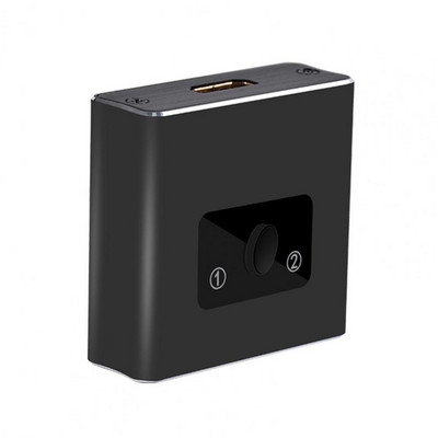 Splitter 2 u 1 izlaz Prijenosni 4K 1x2/2x1 adapter HDMI-kompatibilan Switcher za projektor TV računalo host Laptop stroj za igre