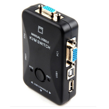 USB 2.0 KVM превключвател 1920x1440 VGA превключвател сплитер с 3 USB хъба за клавиатура мишка монитор компютър KVM превключвател