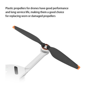 4 ζεύγη Drone Propeller με κατσαβίδι PC Πλαστικές έλικες Βιδωτή Παιδιά Ενήλικες Αξεσουάρ αεροσκάφους Χρυσό