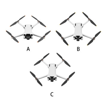 4 ζεύγη Drone Propeller με κατσαβίδι PC Πλαστικές έλικες Βιδωτή Παιδιά Ενήλικες Αξεσουάρ αεροσκάφους Χρυσό