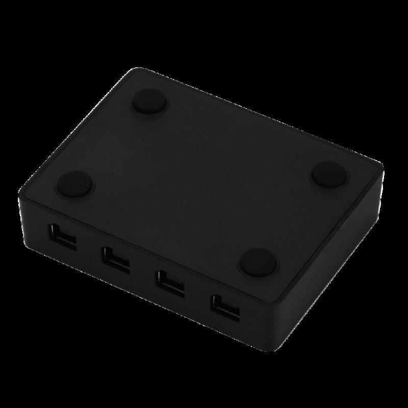 TQQLSS 4 prievadų USB periferinio perjungiklio bendrinimo jungiklio adapterio dėžutė Bendrai naudojami spausdintuvo USB įrenginiai, skirti skaitytuvui, spausdintuvo atmintinei, KVM