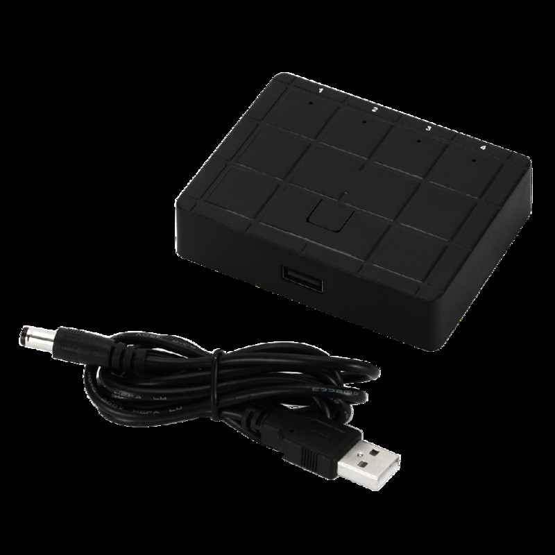 TQQLSS 4 prievadų USB periferinio perjungiklio bendrinimo jungiklio adapterio dėžutė Bendrai naudojami spausdintuvo USB įrenginiai, skirti skaitytuvui, spausdintuvo atmintinei, KVM