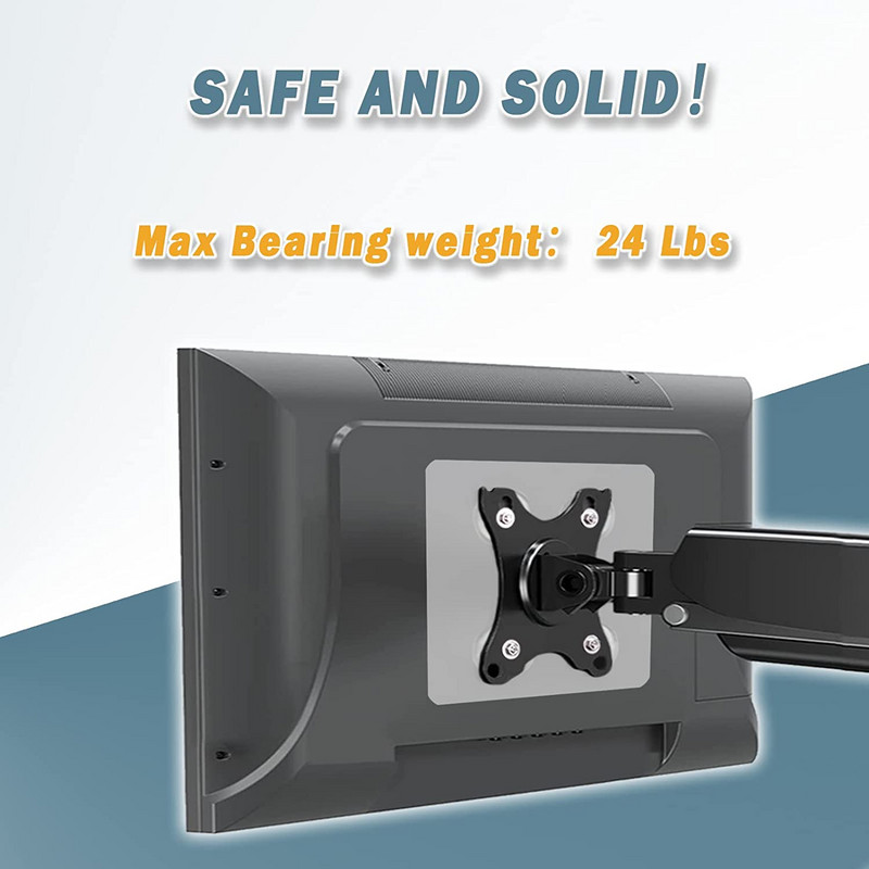Universāls monitors VESA stiprinājuma adapteris 17–34 collu datora monitoriem planšetdatoriem iPad VESA montāžas rokas statīva kronšteins
