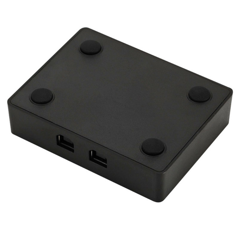 2/4 prievadų USB 2.0 bendrinimo jungiklio perjungiklio adapteris, skirtas kompiuterio skaitytuvui, spausdintuvo pelei, didelės spartos USB perjungiklio palaikymas