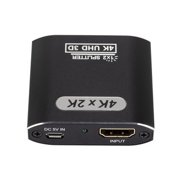 1x2 συμβατός με HDMI Splitter 1 σε 2 εξόδου HDMI Splitter Υποστηρίζει Full HD 4K @ 30HZ & 3D για Xbox PS3 PS4 Blu-Ray Player και άλλα